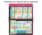 WhiteCoat Clipboard® - Pink Ovarian/Adnexal Sonography Edition